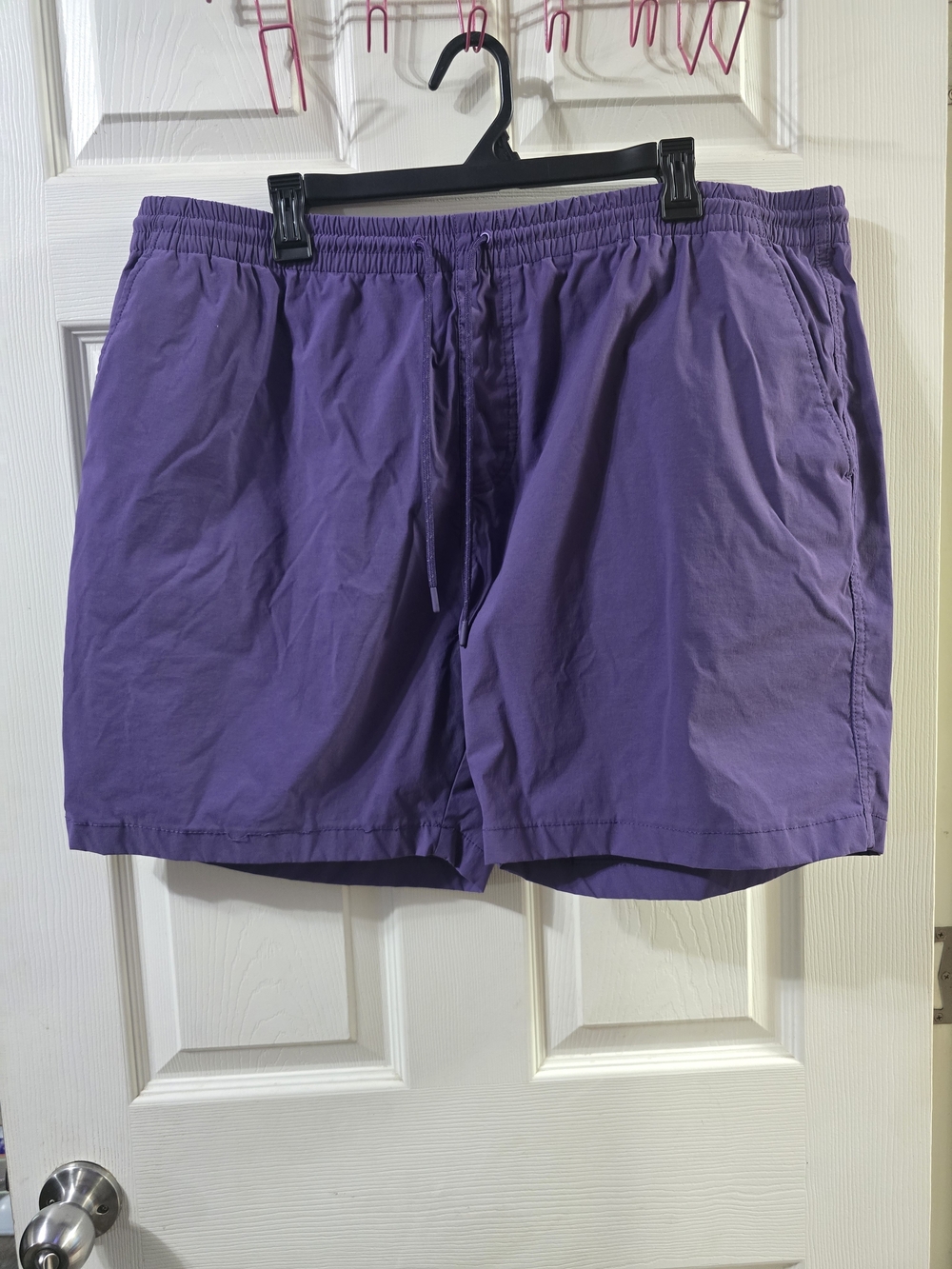 J. Crew Men's Purple Athletic Drawstring Shorts